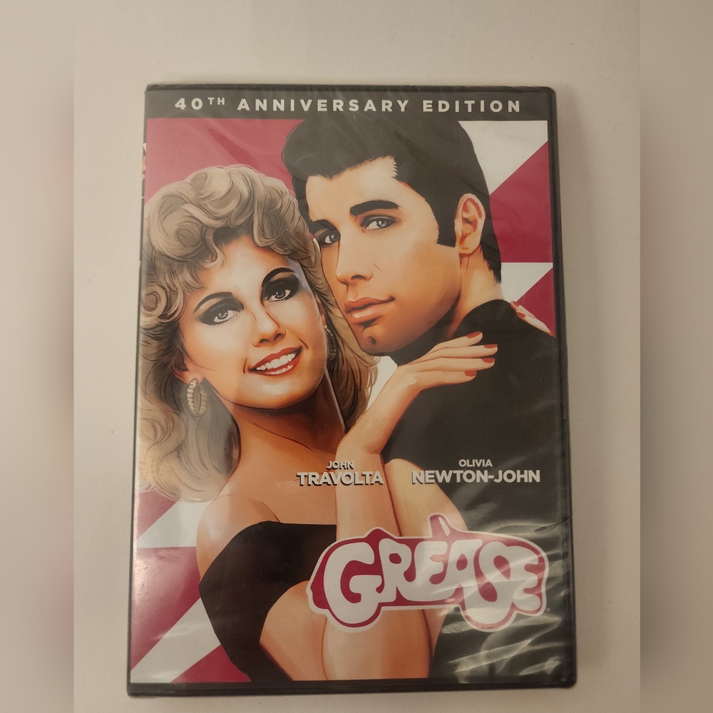 Grease 40th Anniversary Edition DVD John Travolta Olivia Newton  1978 Movie NEW